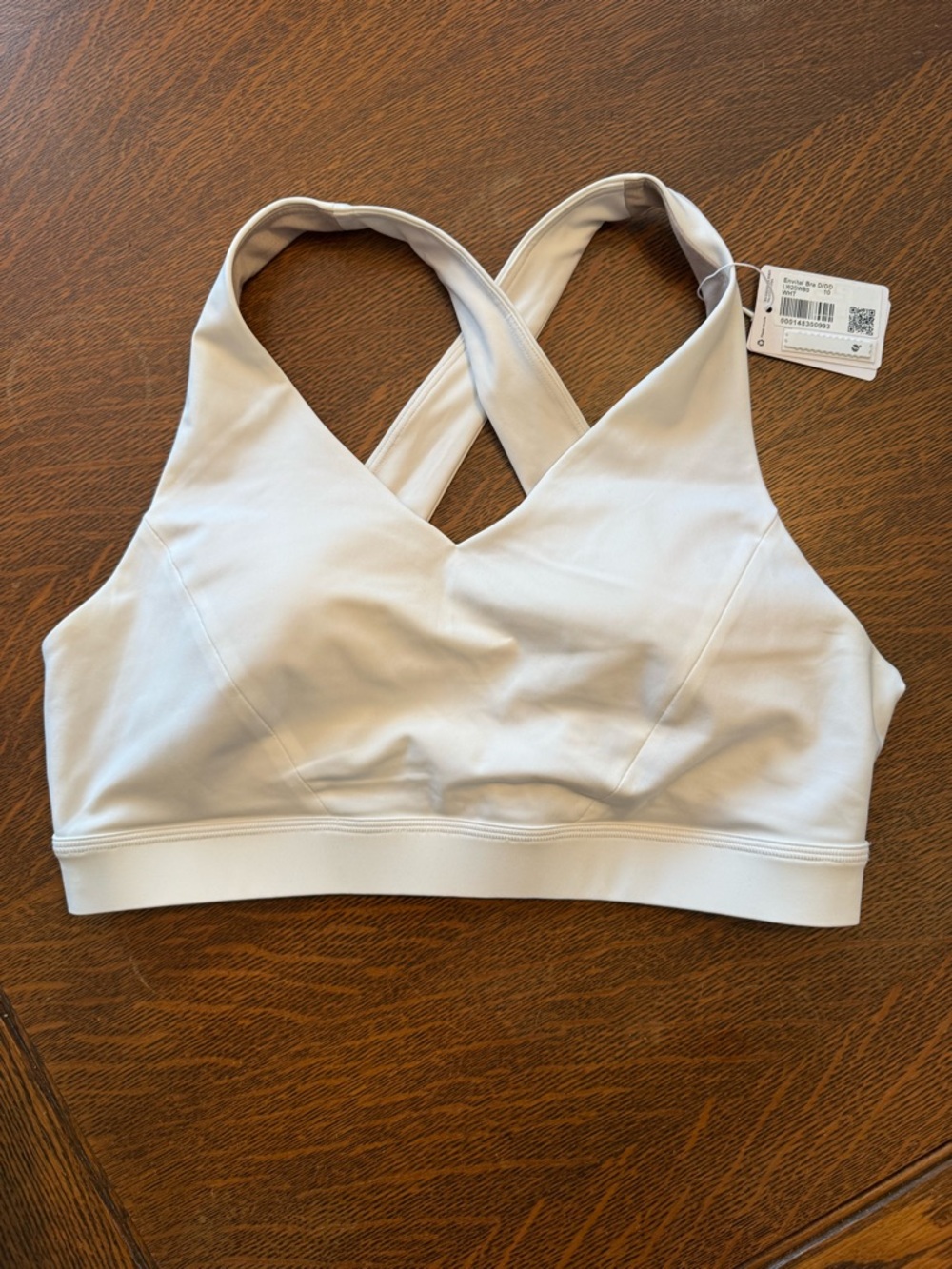 NWT Lululemon Envital Bra - Size 10 - White
